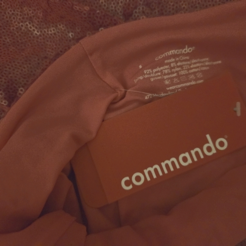 Commando sequin pink mini skirt. Small. - Picture 3 of 8